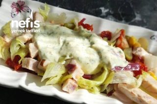 Turşu Zengini Rengarenk Tavuk Salatası Tarifi