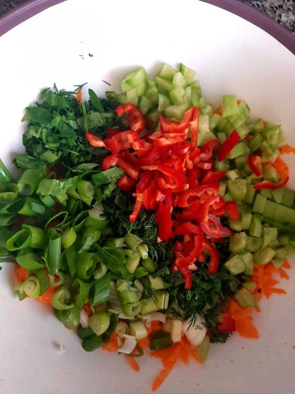 Makarna Salatası Çok Güzel Ve Doyurucu