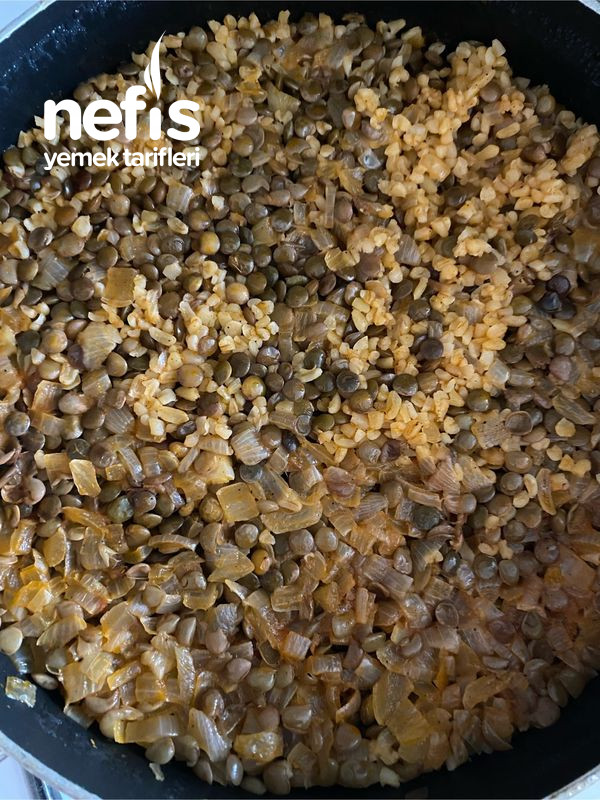 Yeşil Mercimekli Bulgur Pilavı