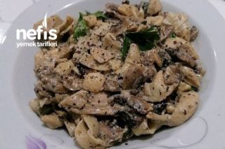 Fettuccine Alfredo (El Yapımı Fettuccine ve Değişik Bir Yorum) Tarifi