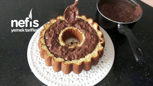 Puding Dolgulu Kek / Değişik Kek Tarifleri (Videolu)
