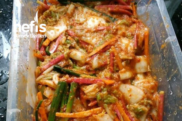 Vegan-Vejetaryen Kimchi (Kore Turşusu)