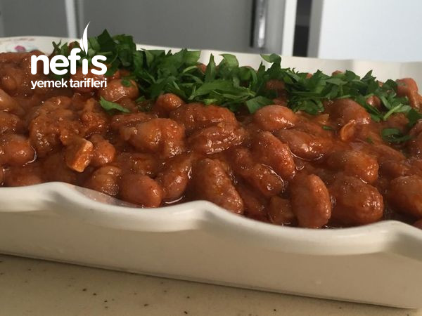 Συνταγή για εύκολη γεύση Olay Red Kidney Beans με ελαιόλαδο με βίντεο