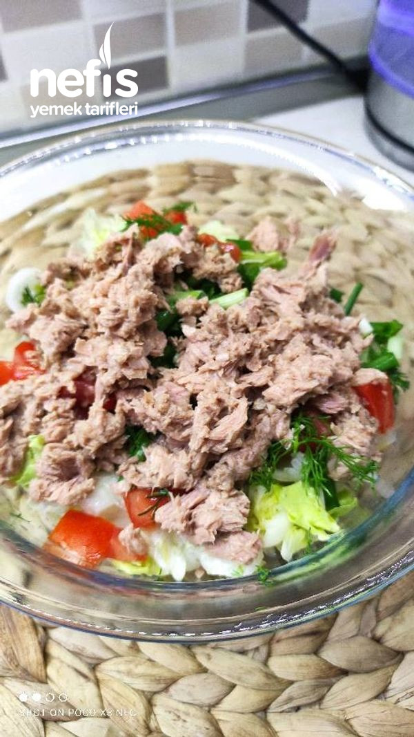 Ton Balıklı Göbek Salata