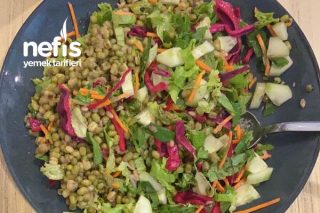 Maş Fasulyeli Pancar Salatası (404 Kalori) Tarifi