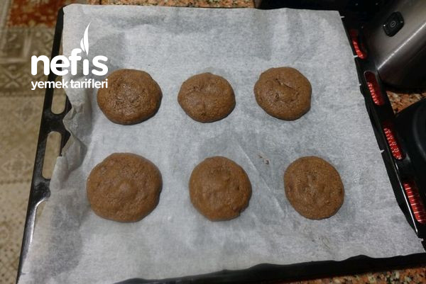 Dışı Çıtır İçi Yumuşak Bol Çikolatalı Browni Tadında Kurabiye (Cookie Tarifi)