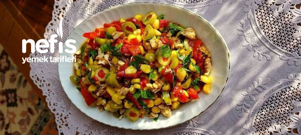 Kahvaltılık Zeytin Salatası