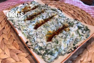Yoğurtlu Ispanak Salatası Videolu Tarifi