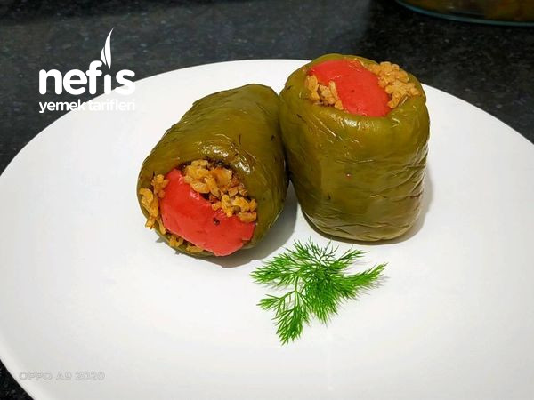 Zeytinyağlı Biber Dolması (Favori Tarifim Çok Seveceksiniz)