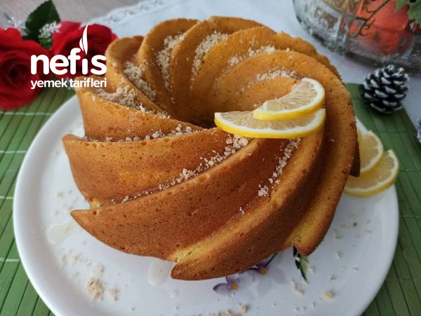 Limonlu Zerdeçallı Fındıklı Pandispanya Kek (Bildiğiniz Bütün Limonlu Kekleri Unutun)