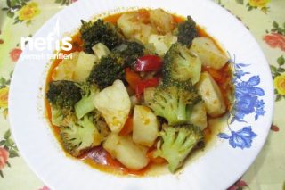 Zeytinyağlı Brokolili Kereviz Yemeği Tarifi