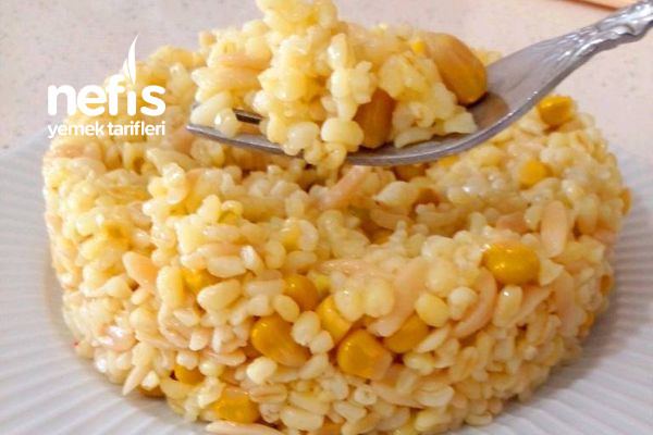 Sarımsaklı Mısırlı (Bulgur Pilavı) Tarifi