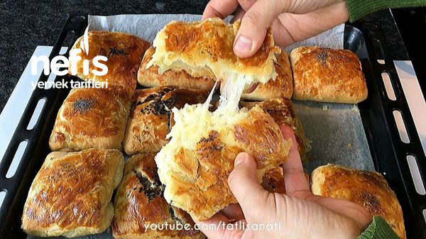 Kıymalı Peynirli Börek Tarifi Videolu