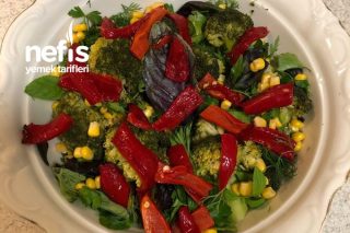 Rengarenk Enfes Brokoli Salatası Tarifi