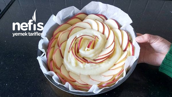 Elmalı Kremalı Kek Tam Bir Kış Keki  (Videolu)