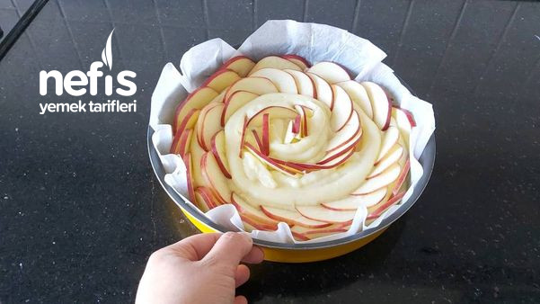 Elmalı Kremalı Kek Tam Bir Kış Keki(Videolu)