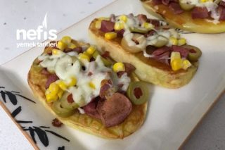 Patates Pizzası (Muhteşem Lezzet) Tarifi