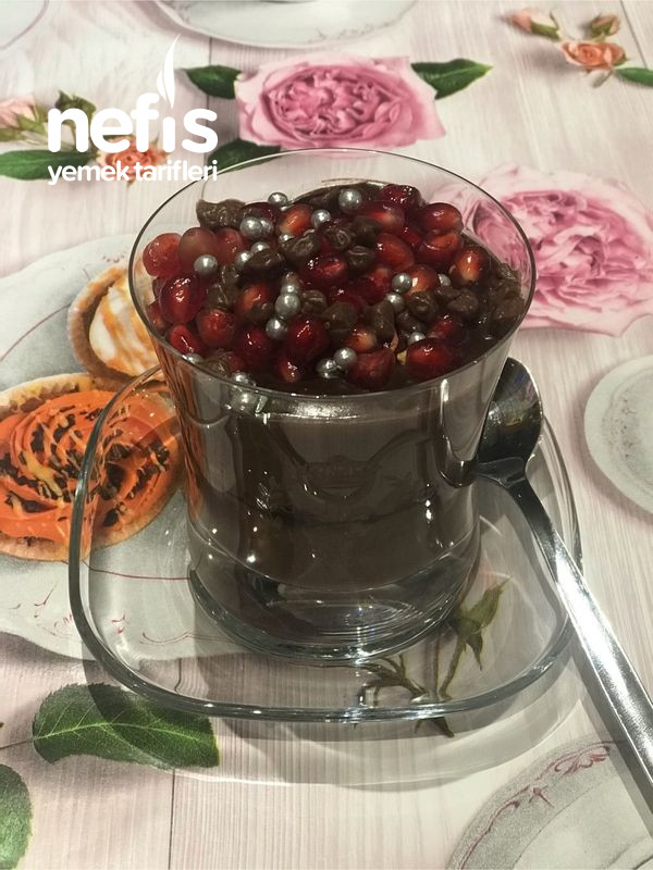 Narlı Çikolatalı Puding