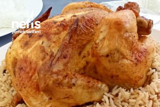 Fırında Soslu Bütün Tavuk Nasıl Yapılır (Yılbaşı Tavuğu Ve İç Pilav Tarifi)  Videolu