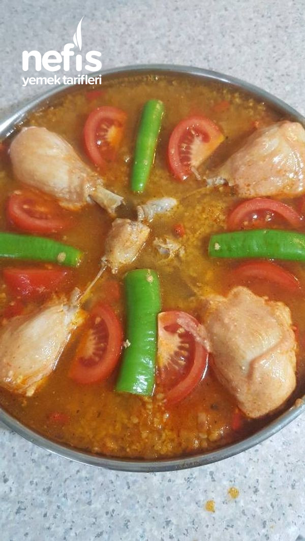 Bulgurlu Tavuk Kapama