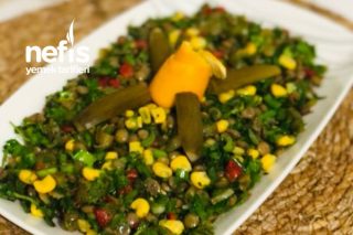 Yeşil Mercimek Salatası (Besleyici Ve Tok Tutan Salata) Tarifi