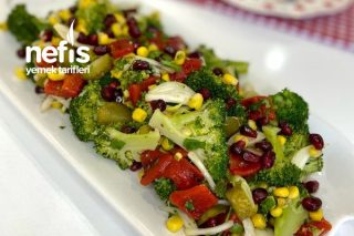 Nefis Soslu Brokoli Salatası Tarifi