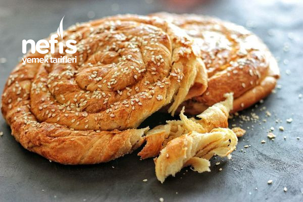 Pastane Usulü Tahinli Rulo Çörek (Videolu)