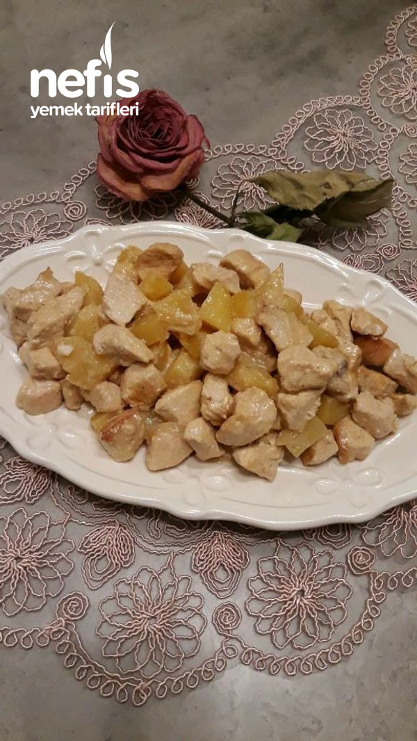Kremalı Tavuk Göğsü Ve Patates