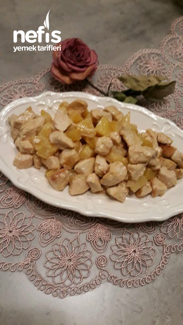 Kremalı Tavuk Göğsü Ve Patates