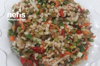 Mercimekli Buğday Salatası Tarifi