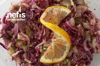 Mevsim Salatası (Her Yemeğin Yanına Yakışan Bir Salata) Tarifi