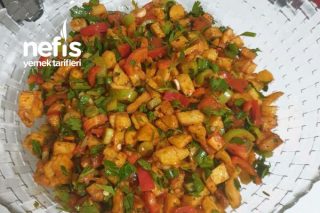 Kızartma Patates Salatası (Müthiş Tat) Tarifi