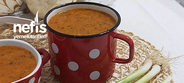 Taze Sarımsaklı Tarhana Çorbası