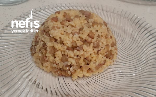 Yeşil Mercimekli Bulgur Pilavı