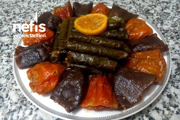 Zeytin Yağlı Kuru Dolma Ve Yaprak Sarması Tarifi