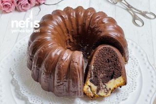Çikolata Ganajlı Kek (Marmor Kuchen) Tarifi