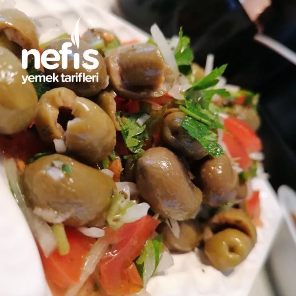 Efsane Lezzet Zeytin Salatası (Hatay Mutfağı)