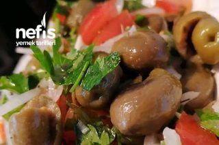Efsane Lezzet Zeytin Salatası (Hatay Mutfağı) Tarifi