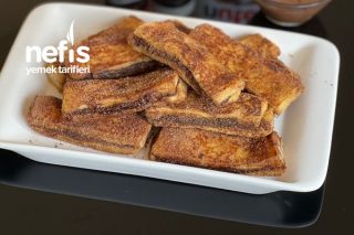 Kızarmış tosta Çokokrem Şöleni (French Toast) Tarifi