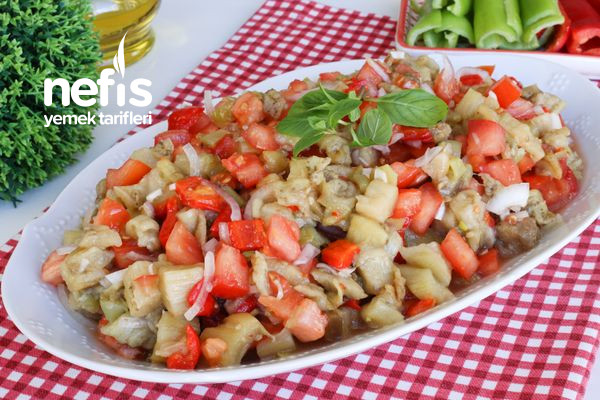 Közlenmiş Patlıcan Salatası Tarifi-1474-080230