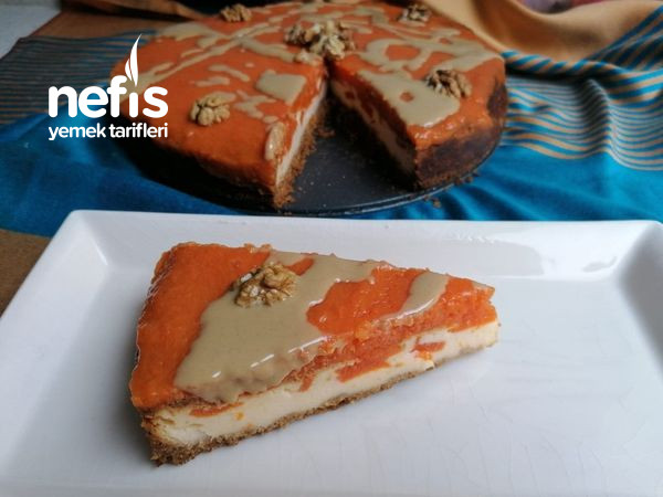 Bal Kabaklı Cheesecake (Tahin Soslu)