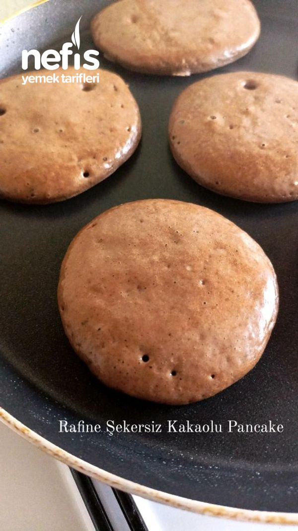 Rafine Şekersiz Kakaolu Pancake