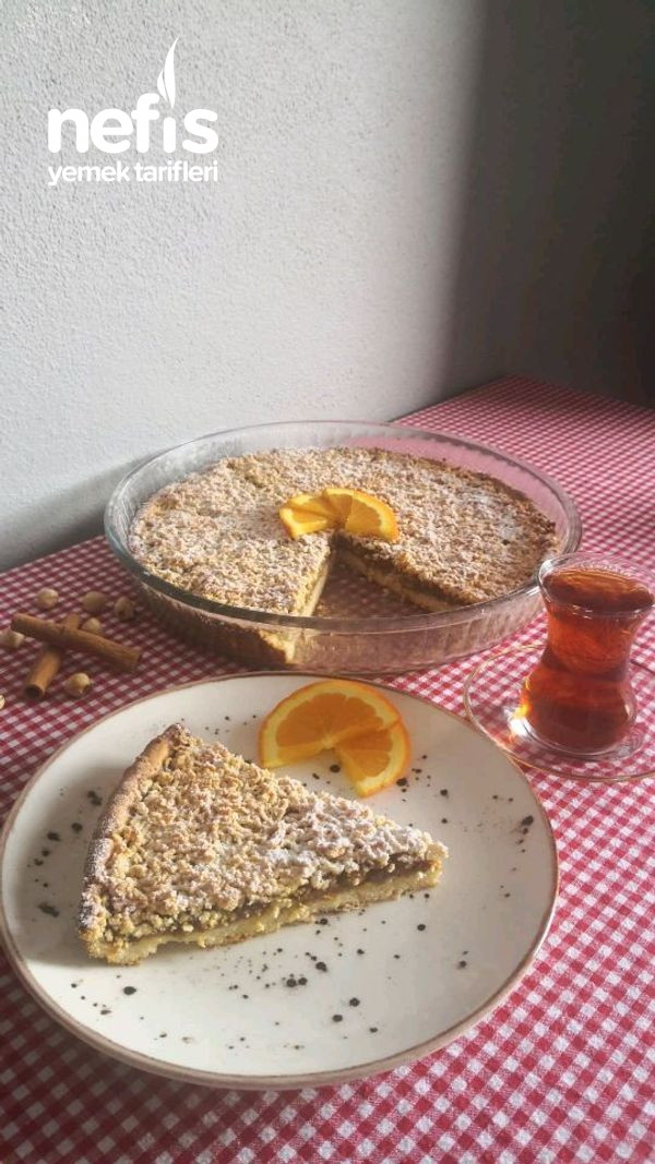 Portakal Aromalı Elmalı Turta