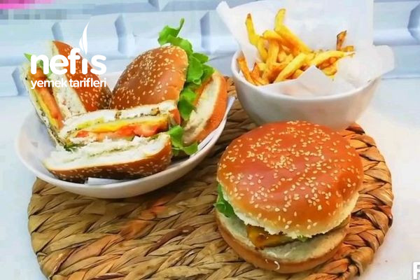 Evde Kolay Hamburger Sağlıklı Fastfood Videolu Tarifi