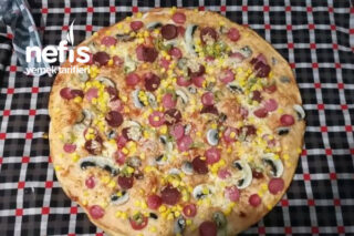 Karışık Bol Malzemeli Dominos Pizza Tarifi