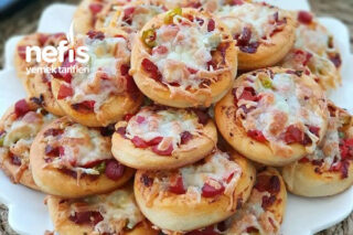 Mini Lokmalık Pizzalar Tarifi