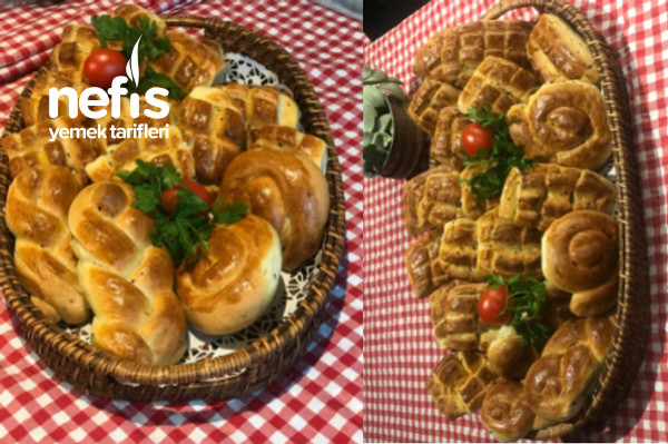 Nefis Kahvaltılık Çörek Ekmek Diyarbakır Bayram Çöreği Tarifi (Videolu)