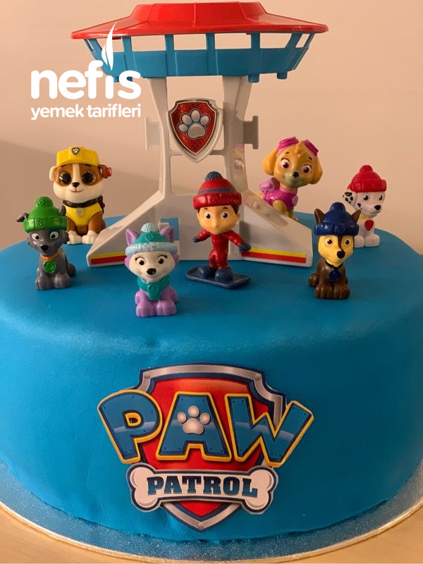 Çikolatalı Dogum Günü Pastası (Paw Patrol)