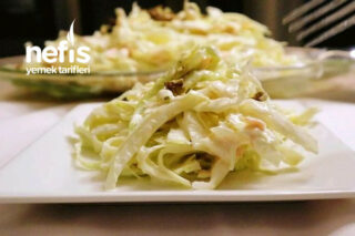 Muşhur Lahana Salatası Coleslaw Tarifi Videolu