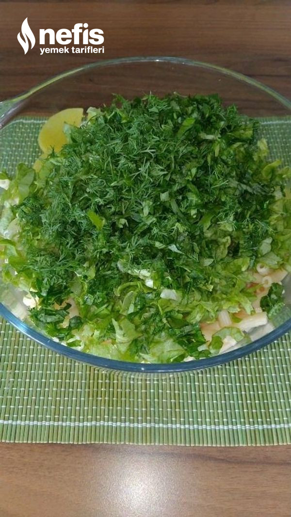 Nohutlu Marullu Makarna Salatası Enfess Lezzet